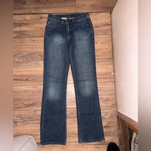 Carhartt Women's Boot Cut Jeans in Dark Blue